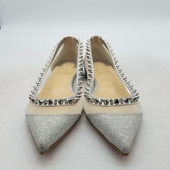 Christian Louboutin Galativi Spikes Ballet Flats Mesh - Picture 5 of 11
